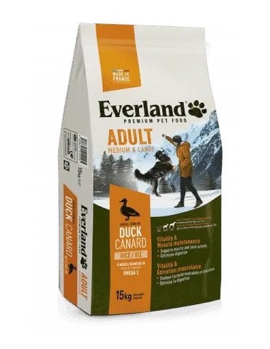 EVERLAND ADULT MEDIUM AU CANARD 15KG