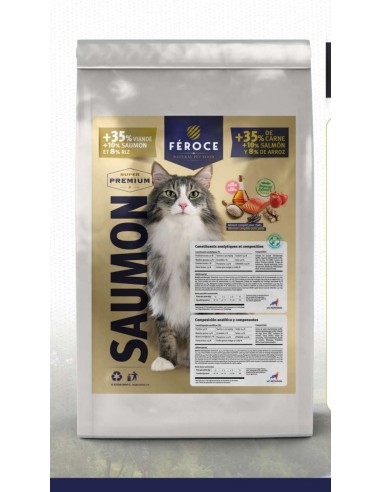 FEROCE CHAT 10KG AU SAUMON