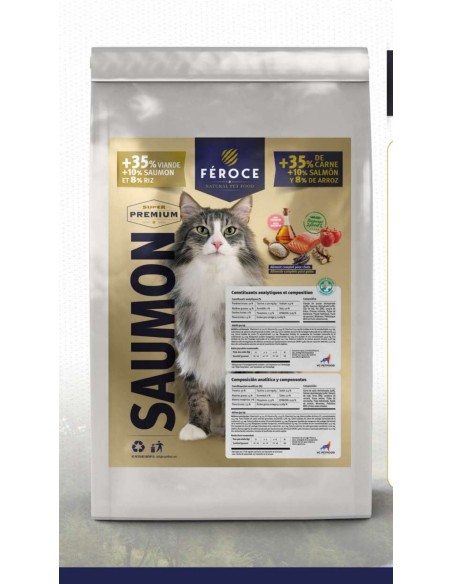 FEROCE CHAT 10KG AU SAUMON